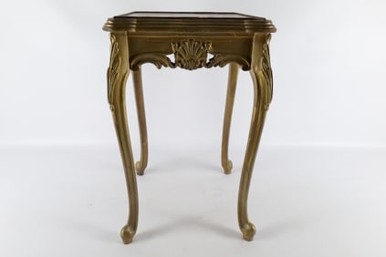 Vintage Wooden Pedestal Table