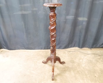 Hand Carved Victorian Style Pedestal