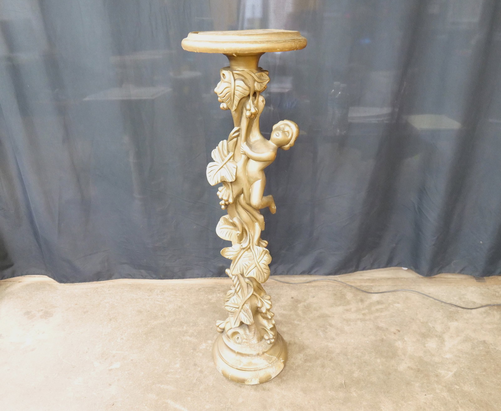 French Style Wooden Carved Plant Stand (1 of 11)