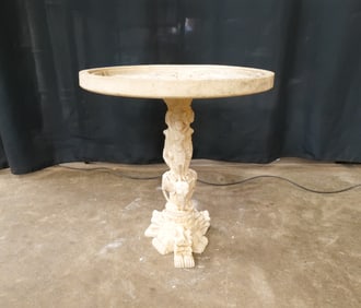 Carved Resin Table