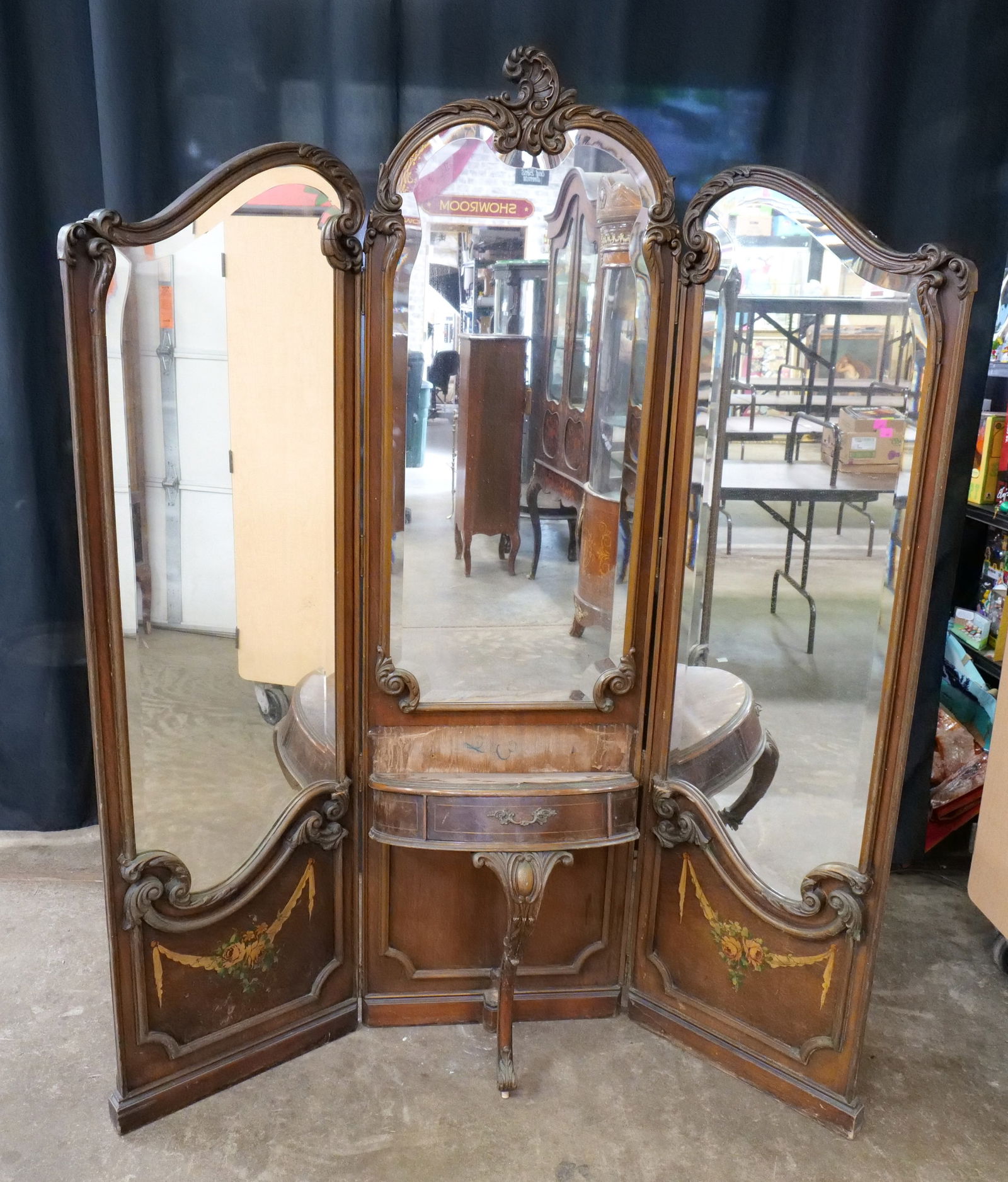 Antique Depression Era Dress Vanity (1 of 16)