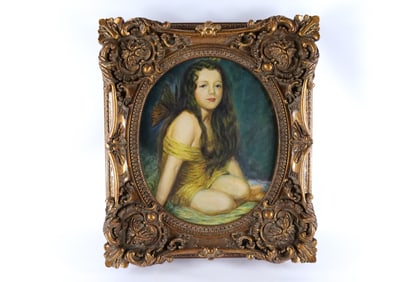 Serigraph on Canvas with Hand Painted Highlights - Faerie Child