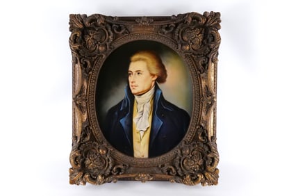 Serigraph on Canvas with Hand Painted Highlights - Gentleman