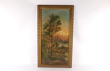 Oil on Canvas - European Scene
