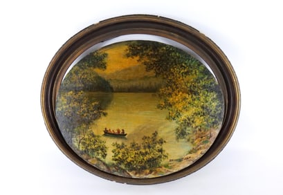 Oil on Canvas - Outdoor Scene