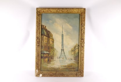 Oil on Canvas - Eiffel Tower
