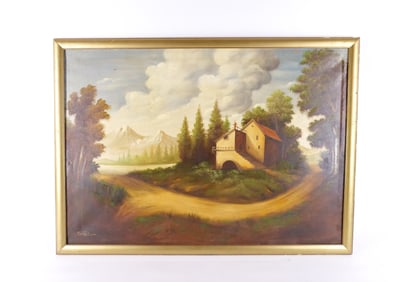 Oil on Canvas - Landscape Scene