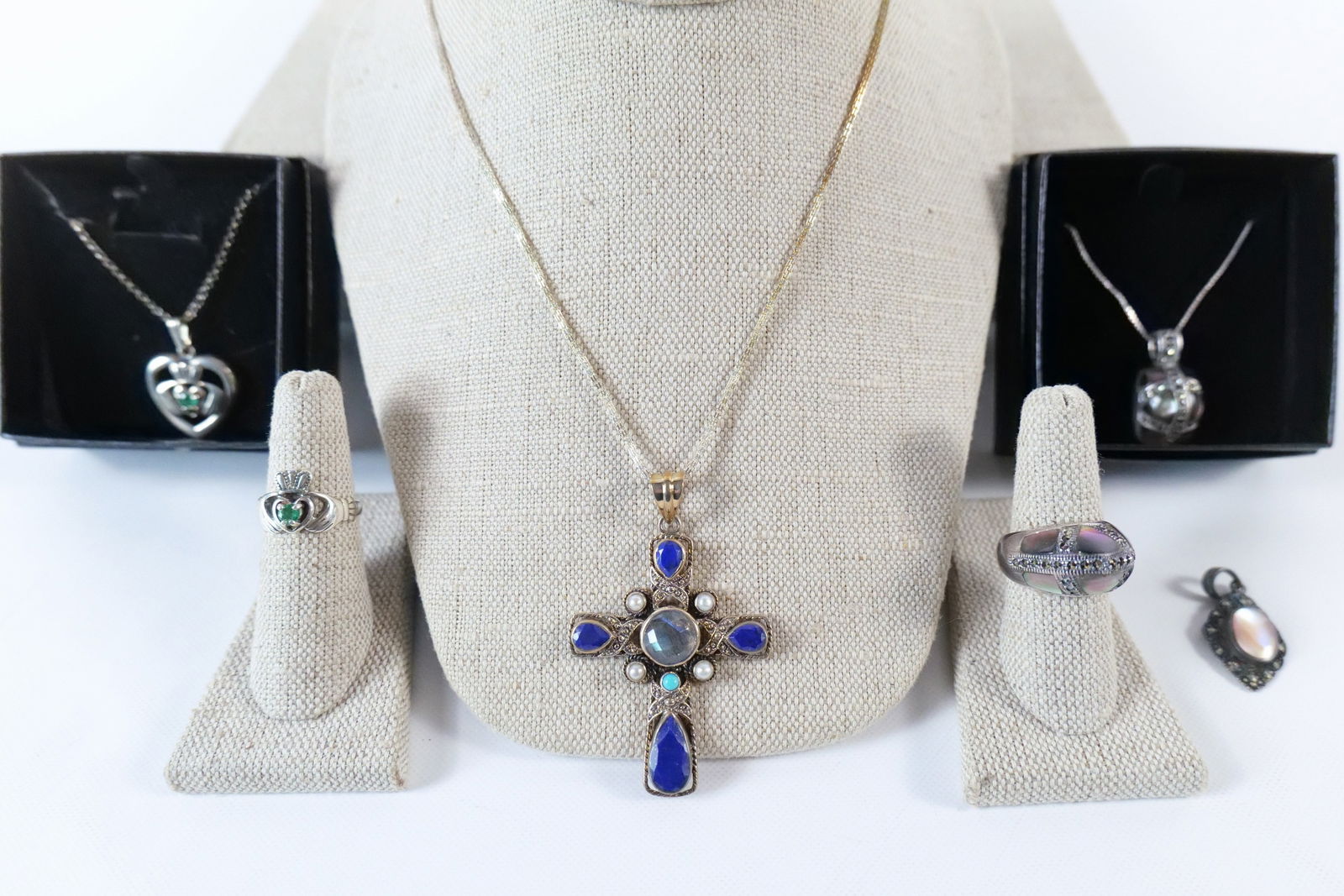 Mixed Sterling Jewelry- Emerald and More (1 of 16)