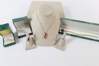 Mixed Sterling Costume Jewelry