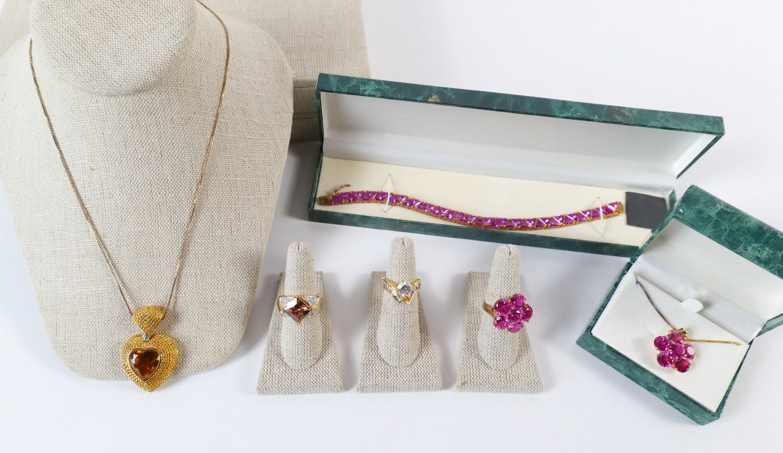 Mixed Gold Tone Sterling Costume Jewelry (1 of 15)