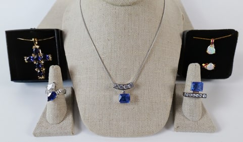 Mixed Gold and Silver Tone Sterling Jewelry