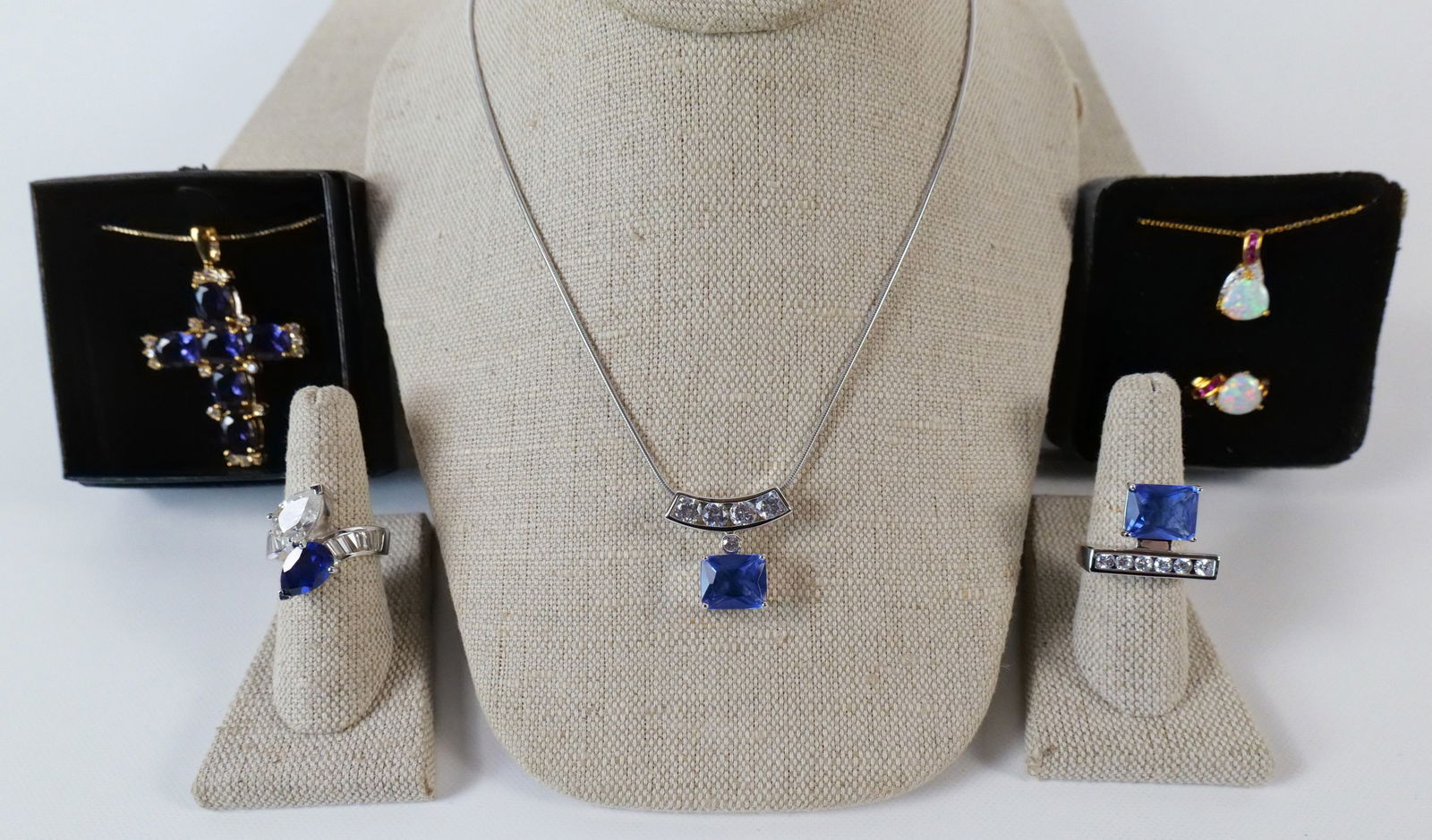 Mixed Gold and Silver Tone Sterling Jewelry (1 of 16)