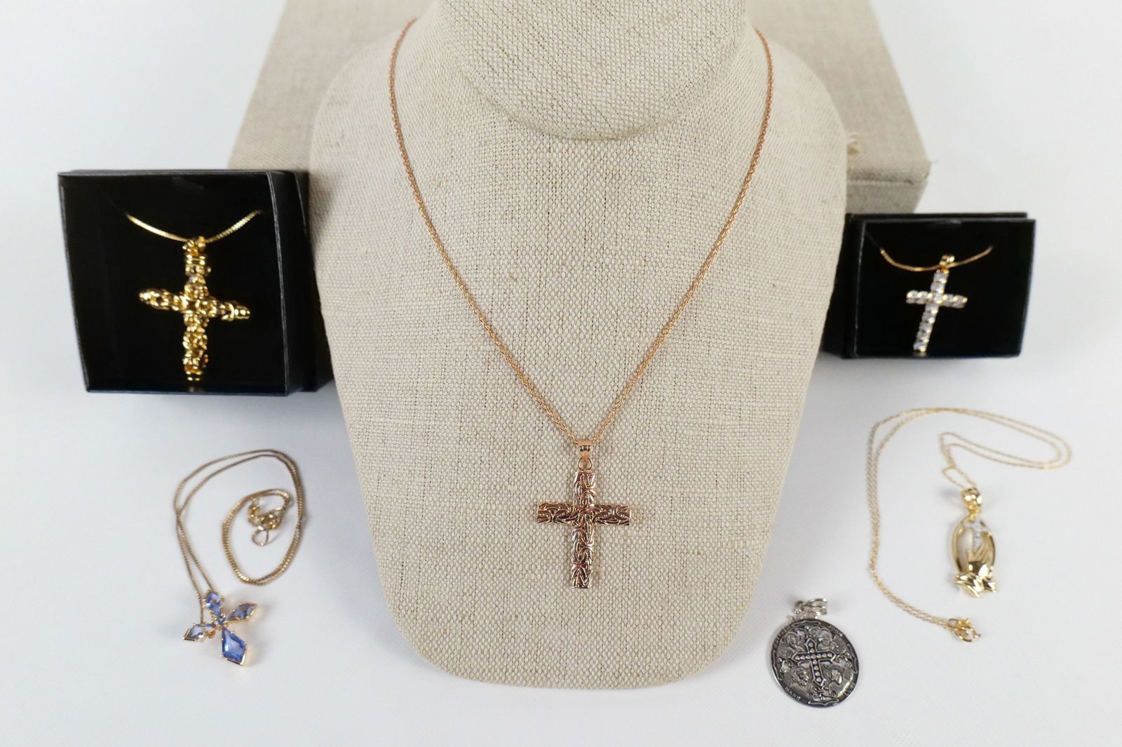 Multi Tone Religious Sterling Jewelry (1 of 18)