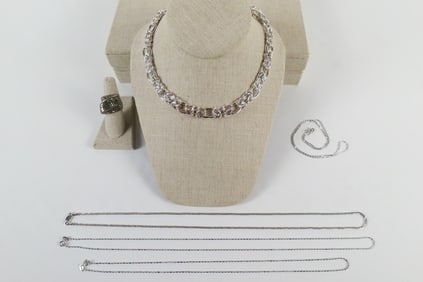 Group of Mixed Italian Sterling Jewelry