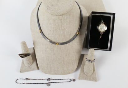 Mixed Sterling Jewelry- Rings and More
