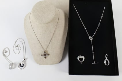 Mixed Sterling Necklaces and More