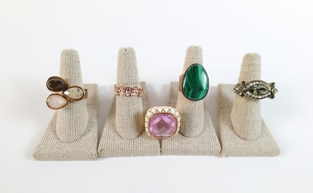 5 Costume Rings-Heidi Daus and More