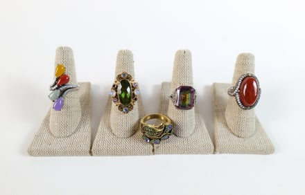 5 Costume Rings-Nicky Butler and More