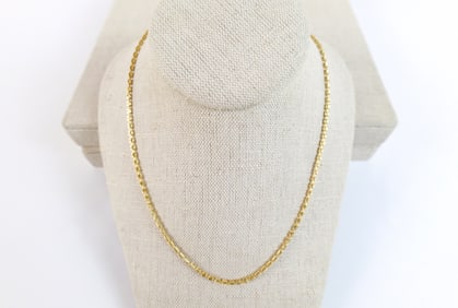 14K Cube Link Chain