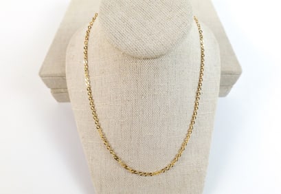 14K Oval Link Chain