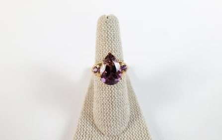 10K Gold and Ametrine Ring
