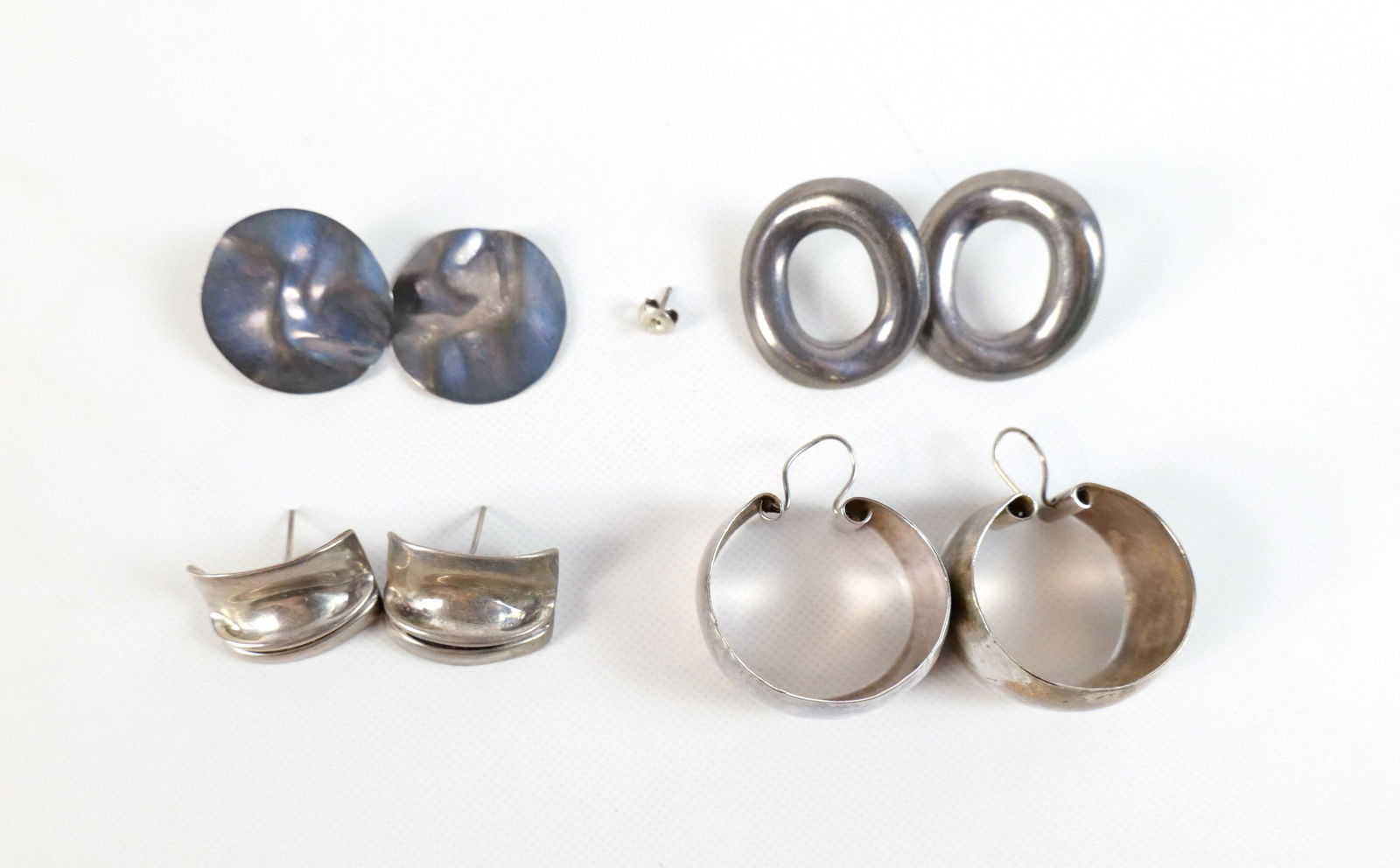 Mixed Group of Sterling Earrings (1 of 10)