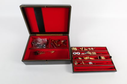 Vintage Mens Jewelry Box and More