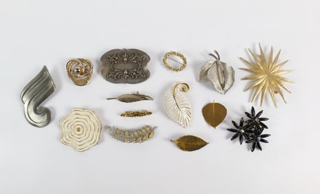 Group of 14 Vintage Brooches