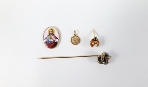 Mixed 14K Vintage and Antique Jewelry