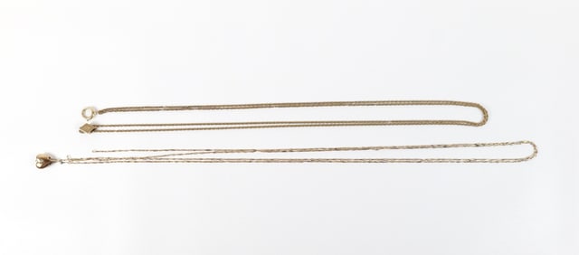 Pair of 19th Century Gold Filled Slide Chains