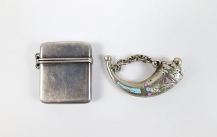 Pair of 19th Century Sterling Fobs