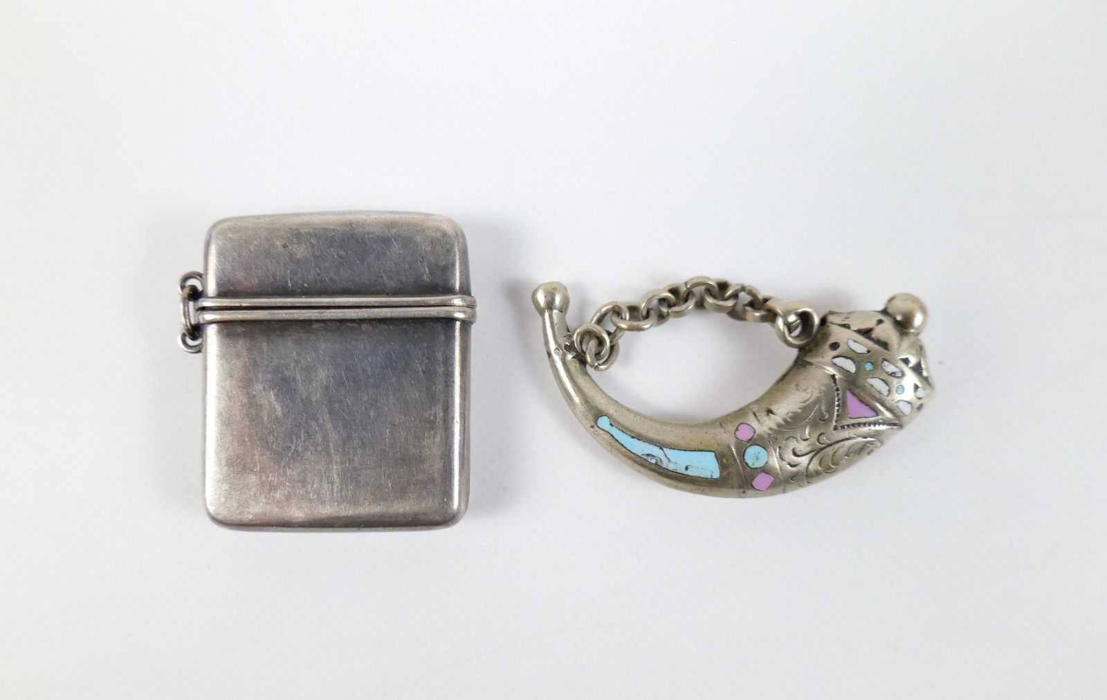 Pair of 19th Century Sterling Fobs  (1 of 14)