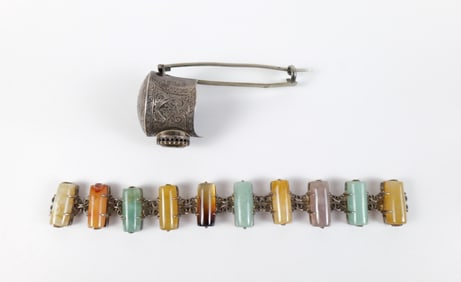 19th Century Scottish Sterling Brooch Remnant and more