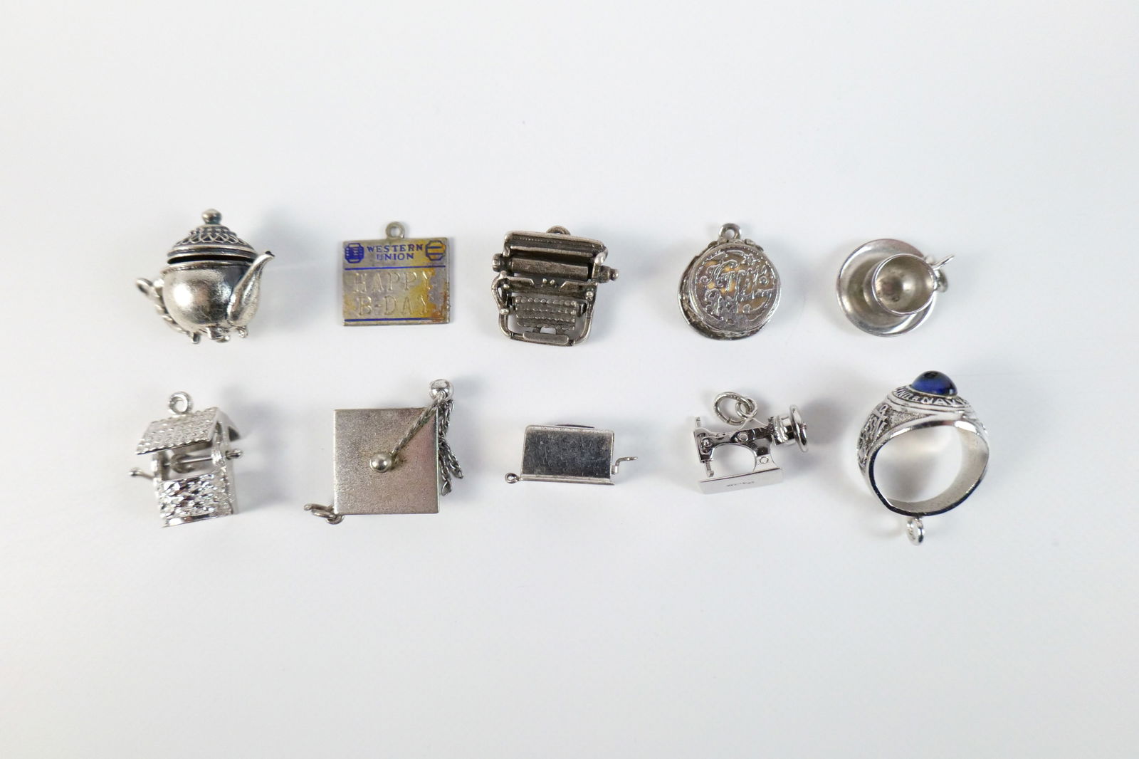Group of 10 Vintage Sterling Charms (1 of 6)
