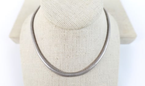 Sterling Fluid Chain Necklace