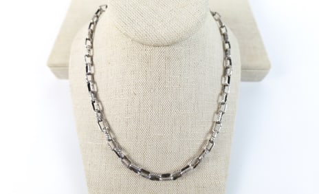 Primitrive Sterling Silver Chain Necklace