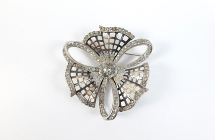 Vintage 1940s Sterling Brooch by Mazer