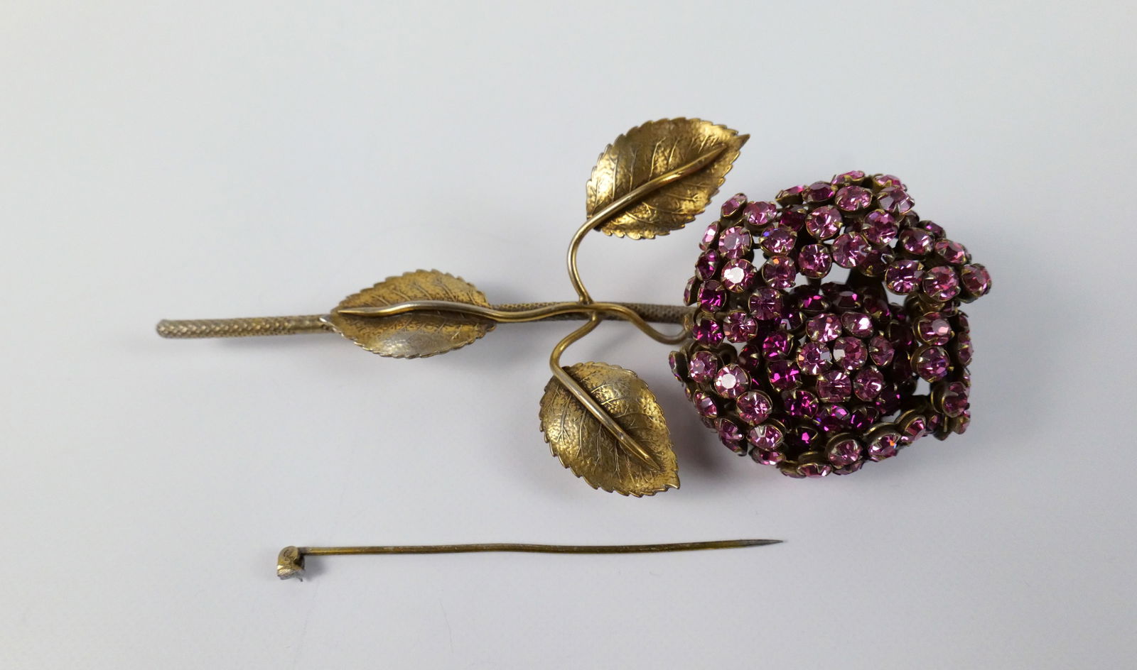 Midcentury Large Rose Brooch by Sandor (1 of 9)