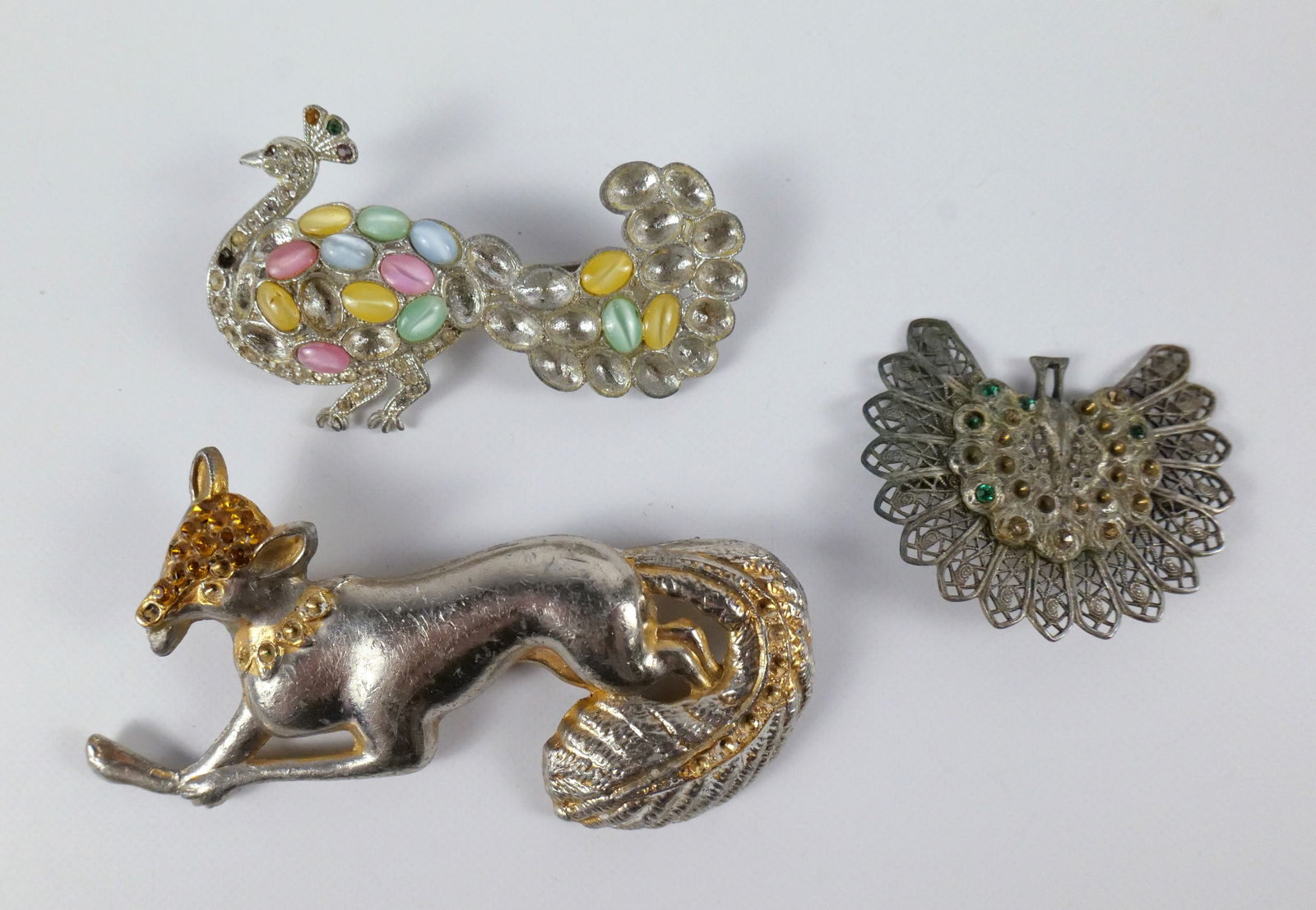 Trio of 1940s Animal Brooches (1 of 10)