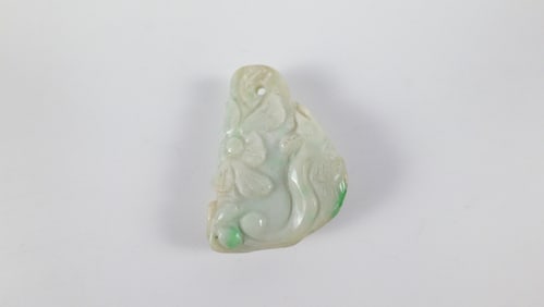 Hand Carved Jadeite Pendant