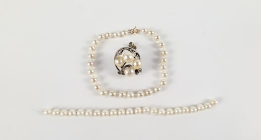 Pearl and Faux Pearl Jewelry and Salvage