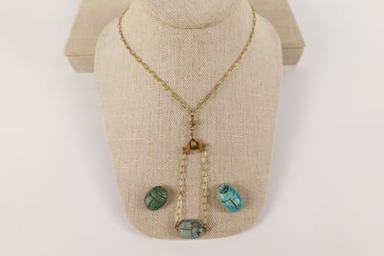 Vintage Egyptian Revival Necklace and More