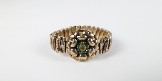 Vintage 12K Gold Filled Stretch Bracelet
