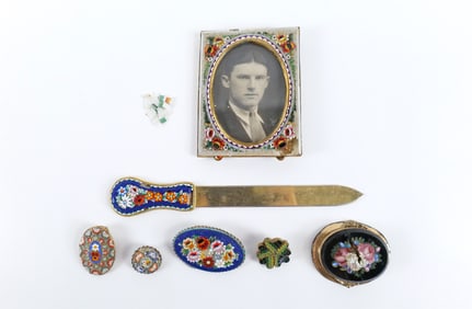 Group of Vintage and Antique Micro Mosaics