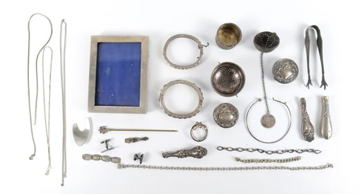 Group of Sterling and Silver Plate Scrap