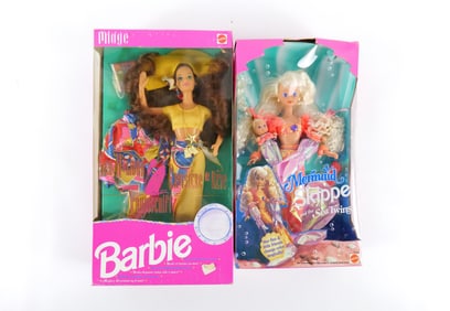 Lot of 2 Barbie Dolls