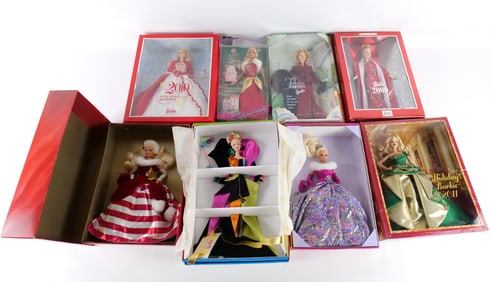 Lot of 8 Barbie Dolls