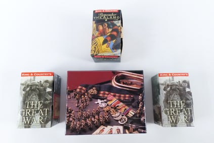 Lot of 4 King & Country Military Miniatures