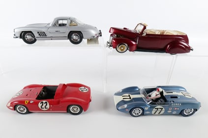 Lot of 4 Loose Cars