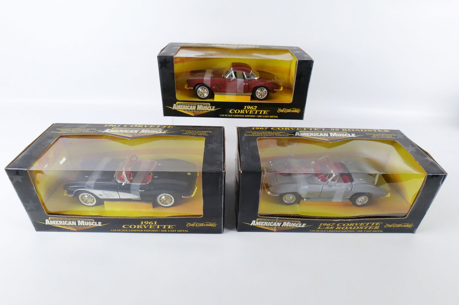 Carousel 1 1969 Corvette L 88 Black Diecast